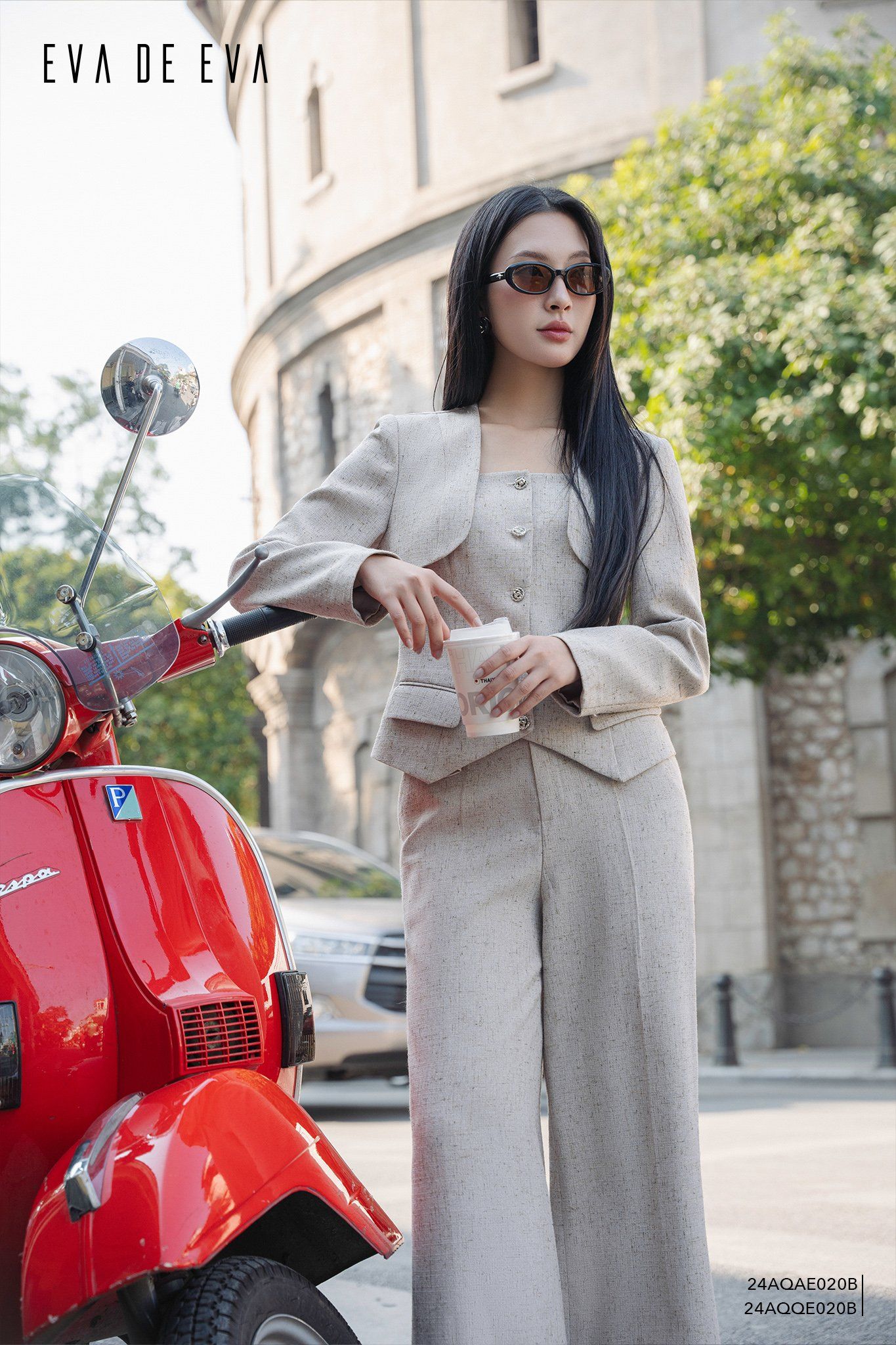  Quần trong bộ Vest-Quần,  24AQQE020B 