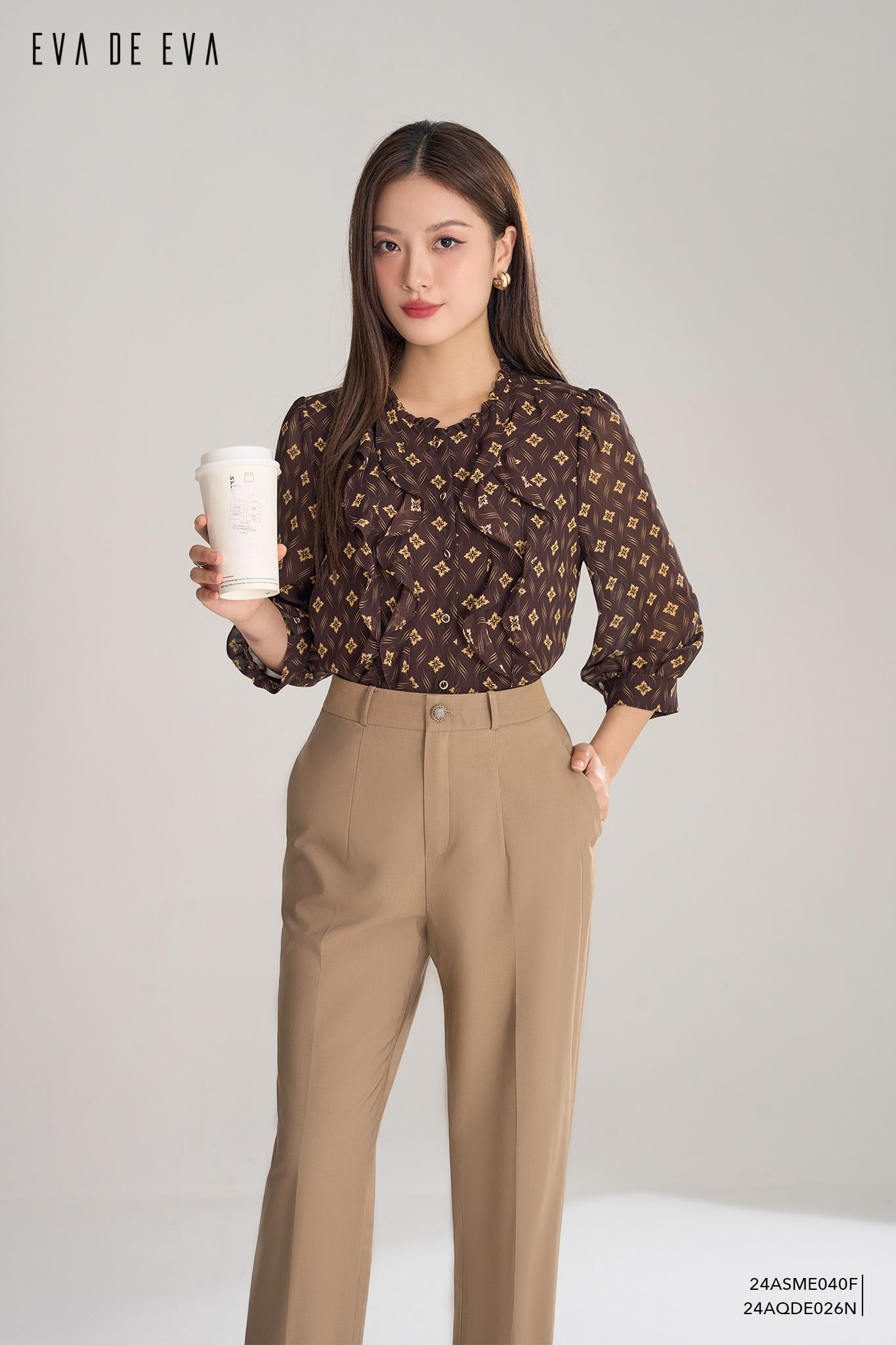  Quần lửng, Baggy 24AQDE026N 