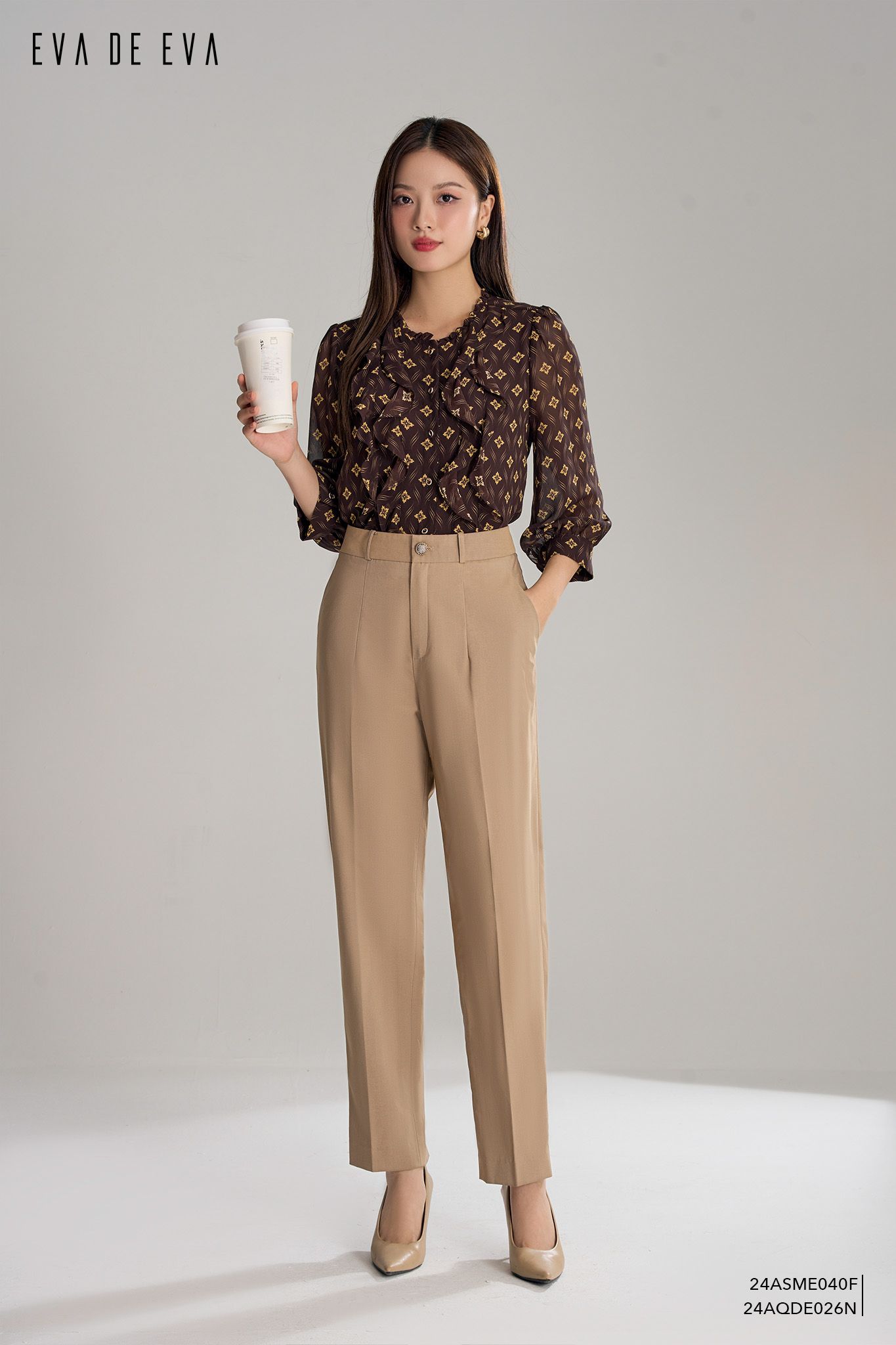  Quần lửng, Baggy 24AQDE026N 