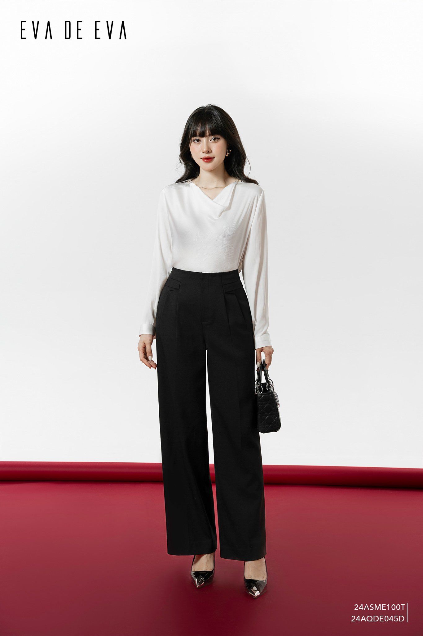  Quần dài, Ống suông 24AQDE045D 