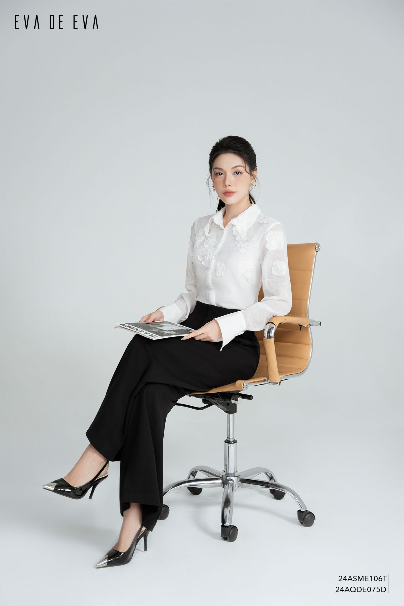  Quần dài, Ống suông 24AQDE075D 