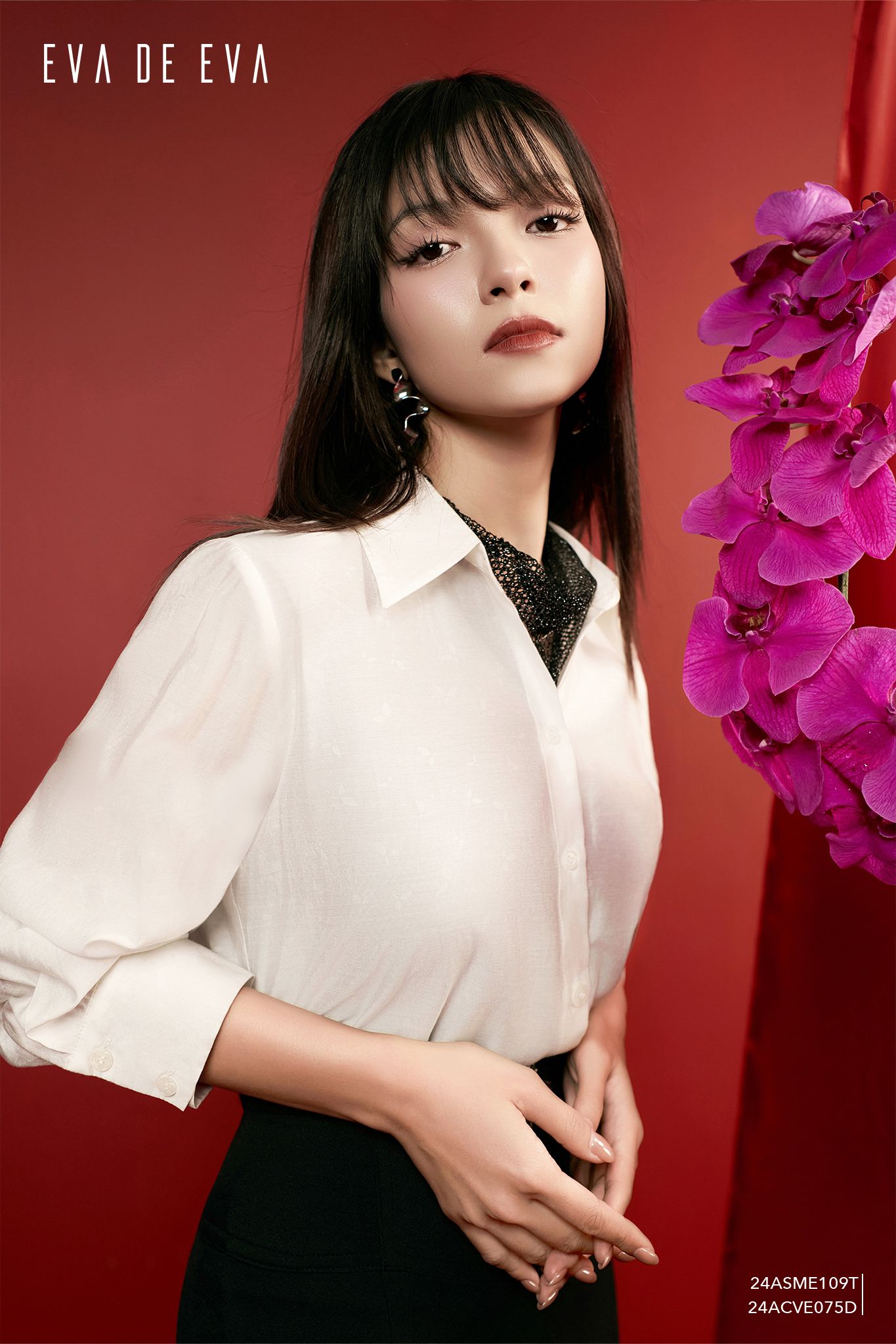  Sơ mi tay dài, Dáng sơ vin 24ASME109T 