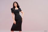  Đầm tay ngắn, Dáng ôm 24SDKE076D 