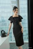  Đầm tay ngắn, Dáng ôm 24SDKE080D 