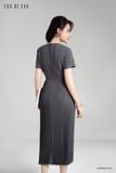  Đầm tay ngắn, Dáng thắt eo 24SDKE116G 