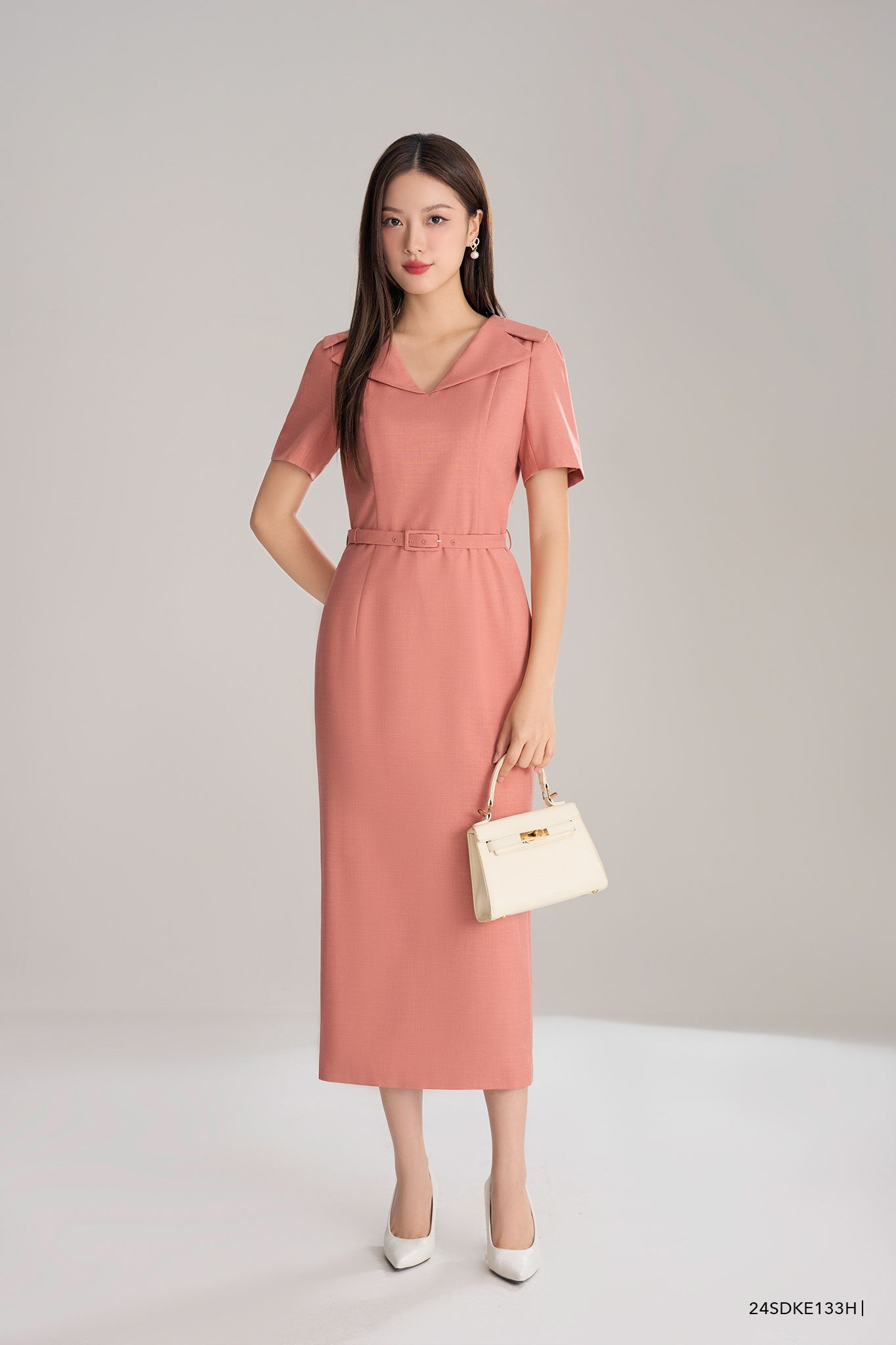  Đầm tay ngắn, Dáng ôm 24SDKE133H 