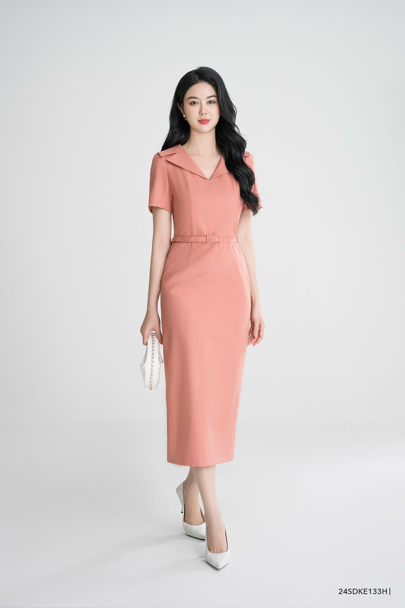  Đầm tay ngắn, Dáng ôm 24SDKE133H 