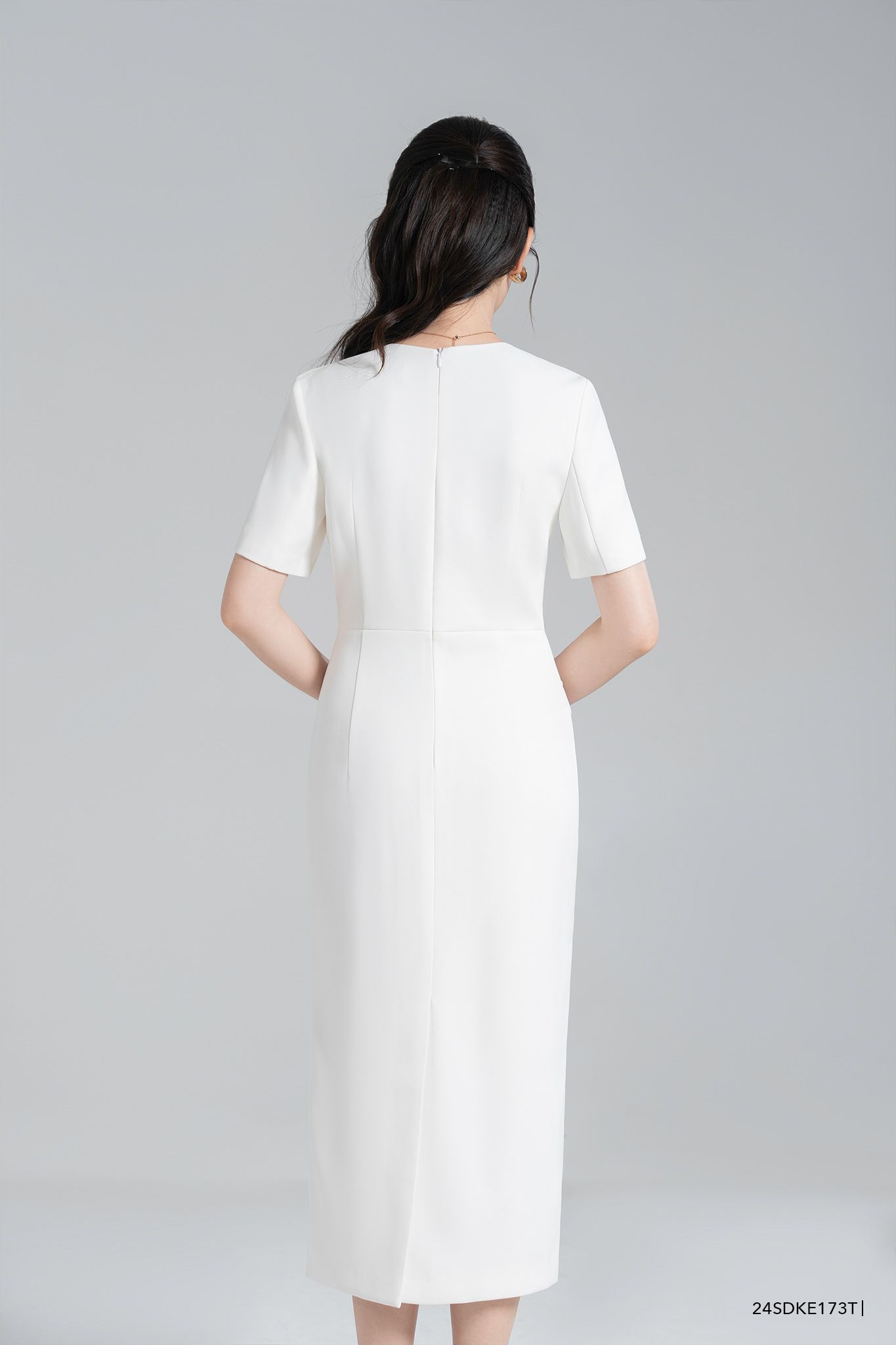 Đầm tay ngắn, Dáng ôm 24SDKE173T 