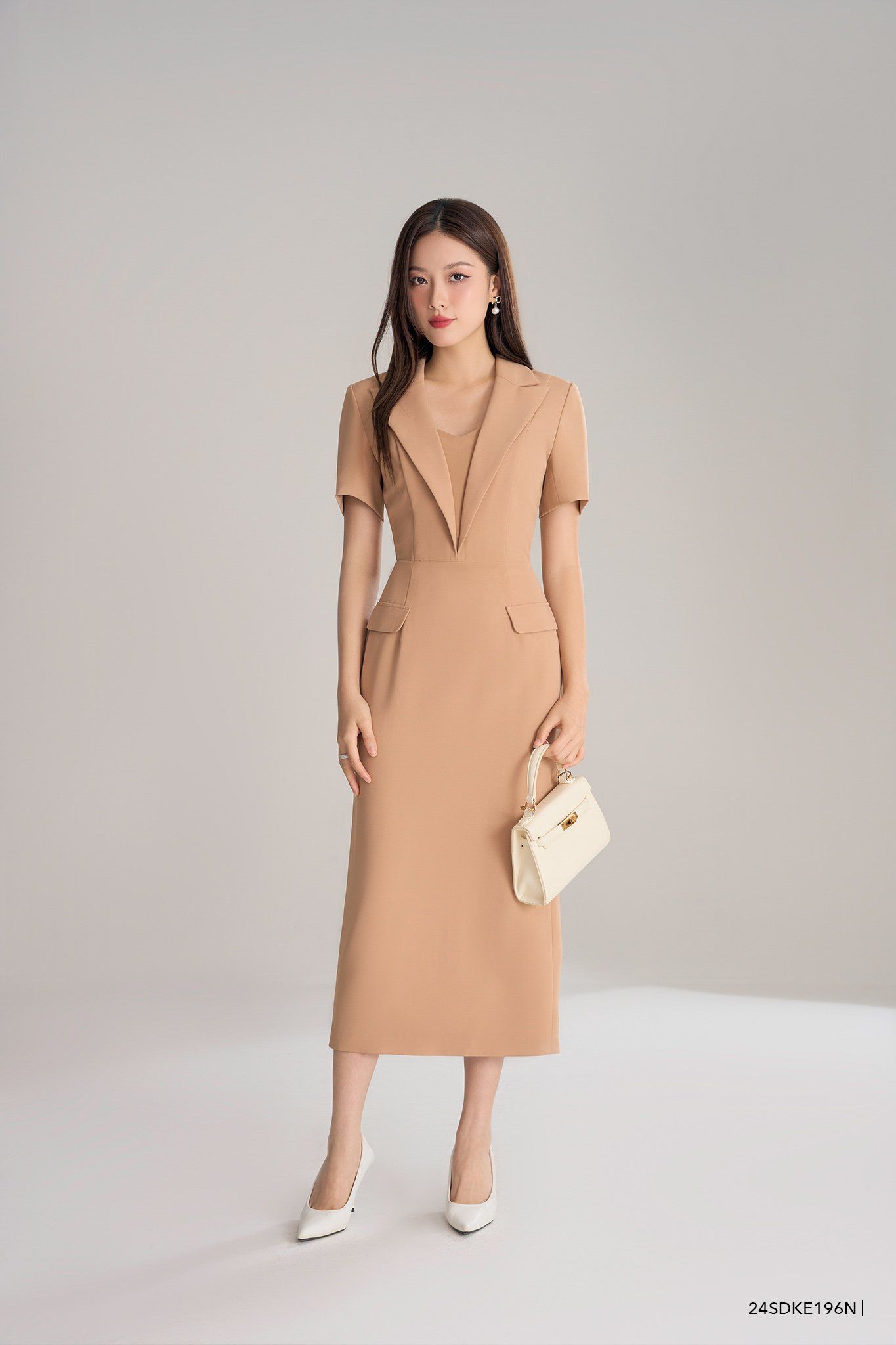  Đầm tay ngắn, Dáng ôm 24SDKE196N 