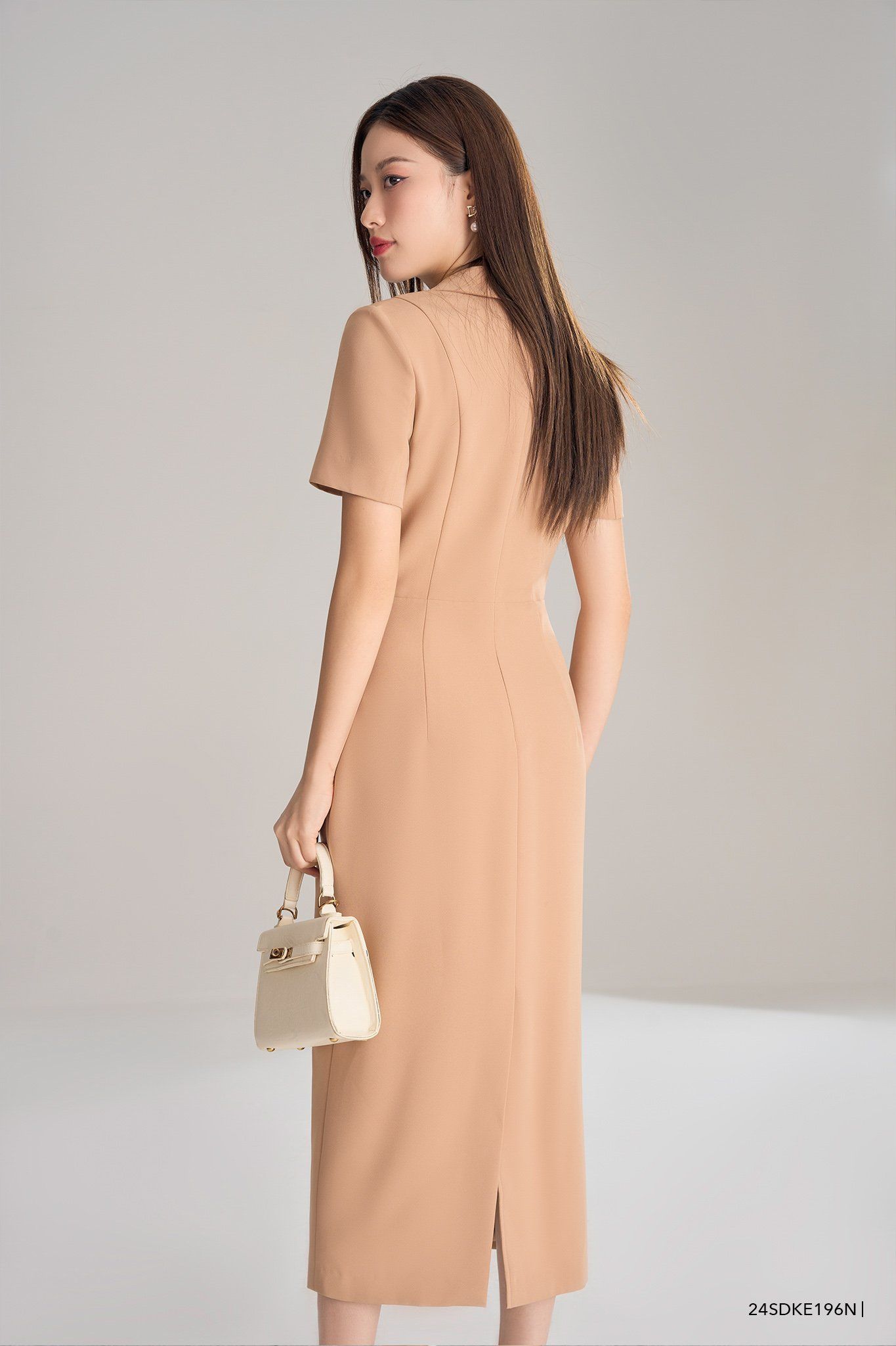  Đầm tay ngắn, Dáng ôm 24SDKE196N 