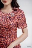  Đầm tay ngắn, Dáng thắt eo 24SDKE289F 