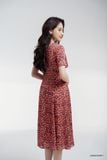  Đầm tay ngắn, Dáng thắt eo 24SDKE289F 