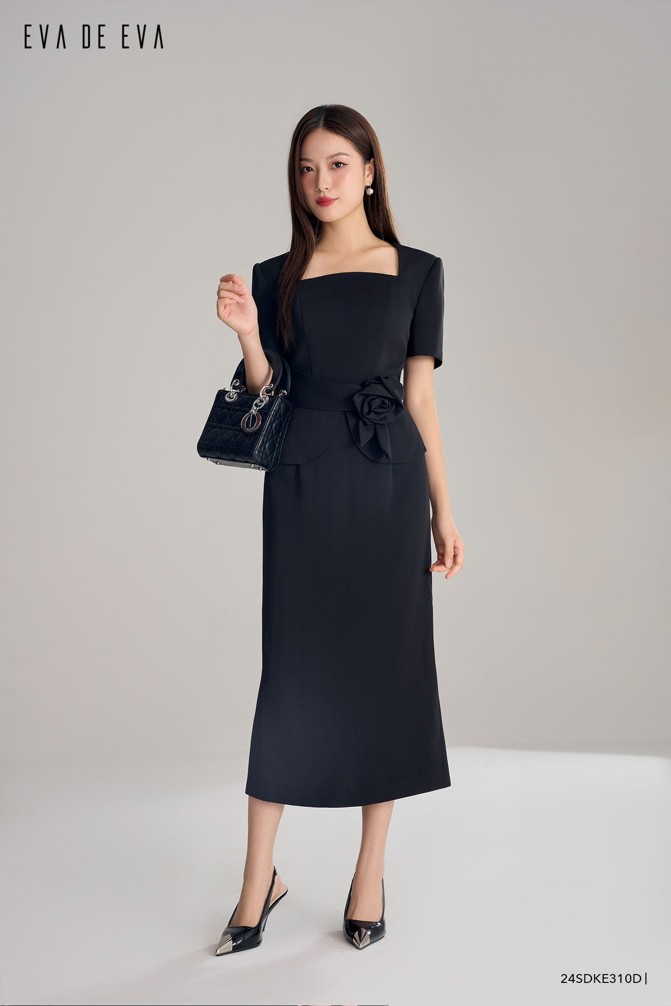  Đầm tay ngắn, Dáng ôm 24SDKE310D 