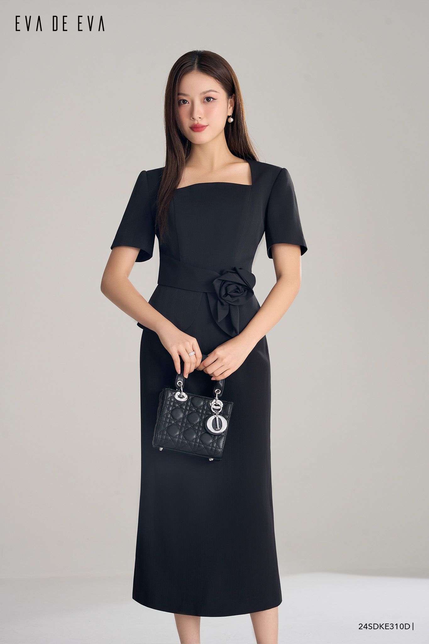  Đầm tay ngắn, Dáng ôm 24SDKE310D 