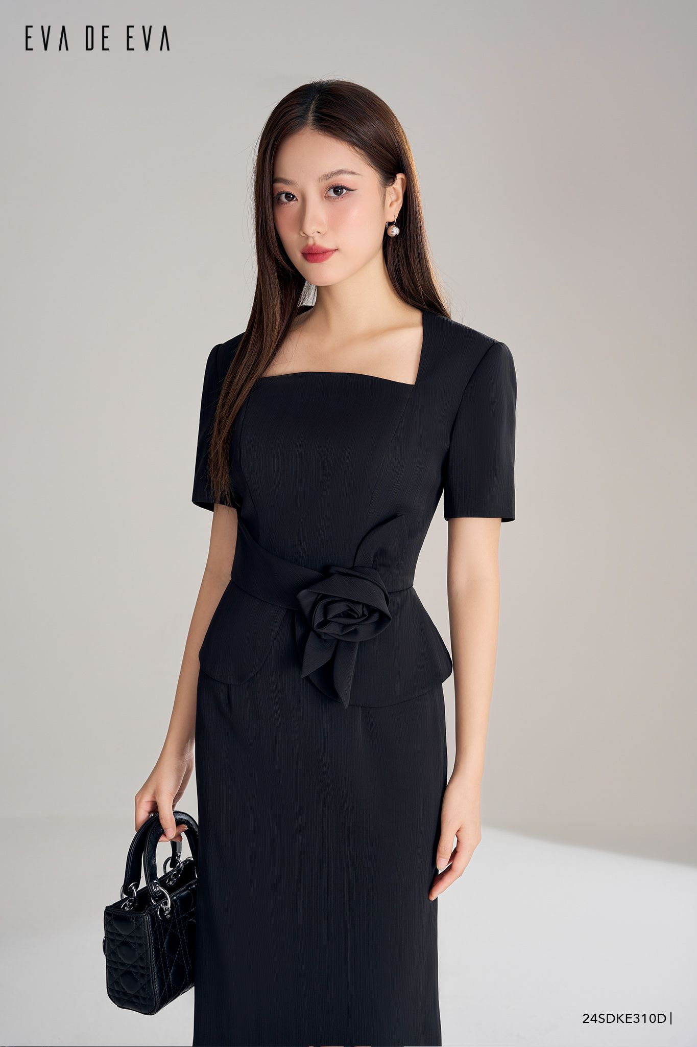  Đầm tay ngắn, Dáng ôm 24SDKE310D 