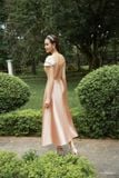  Đầm tay ngắn, Dáng thắt eo 24SDKE315H 