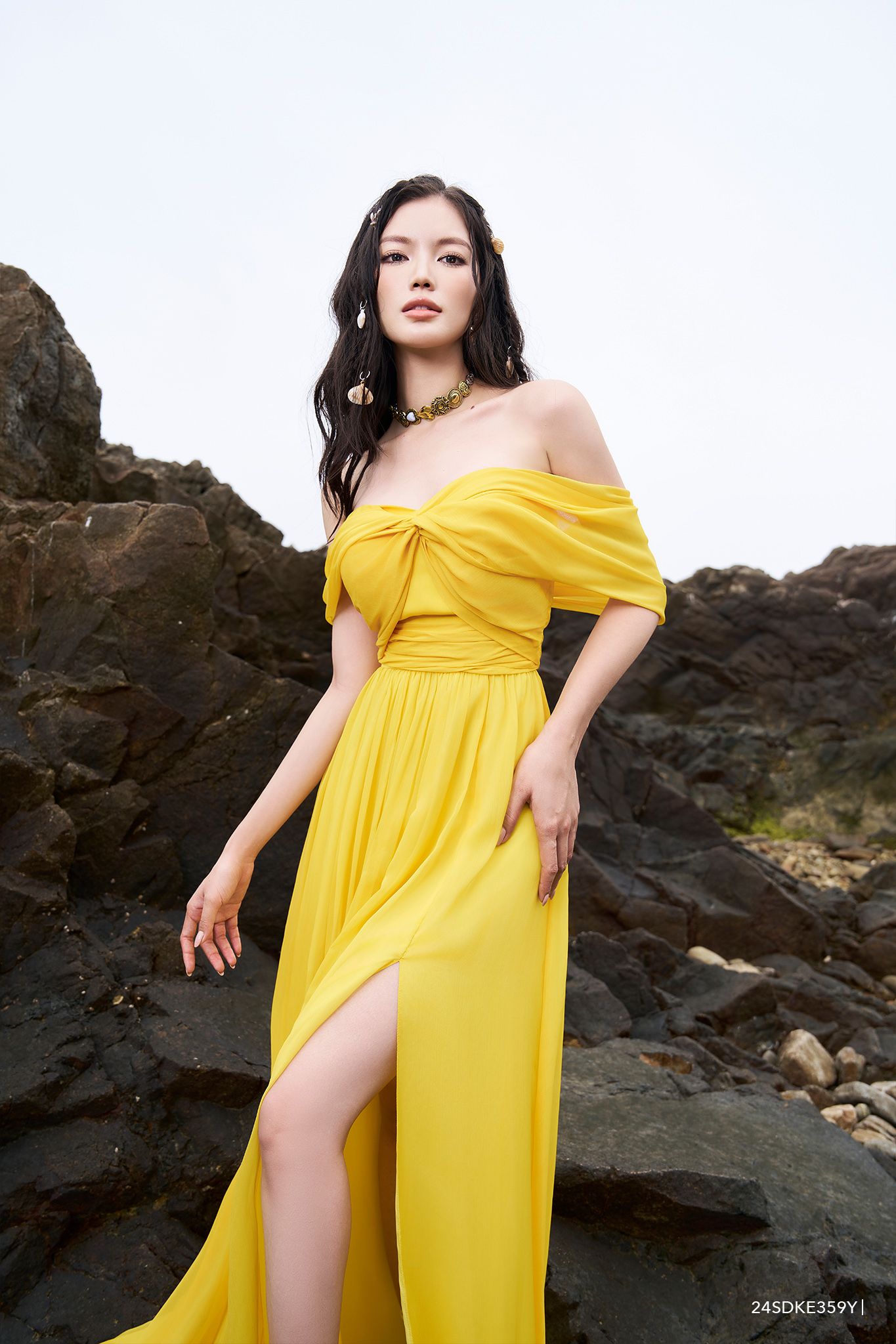  Đầm maxi, 24SDKE359Y 