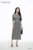 Đầm tay ngắn, Dáng thắt eo 24SDKE374K
