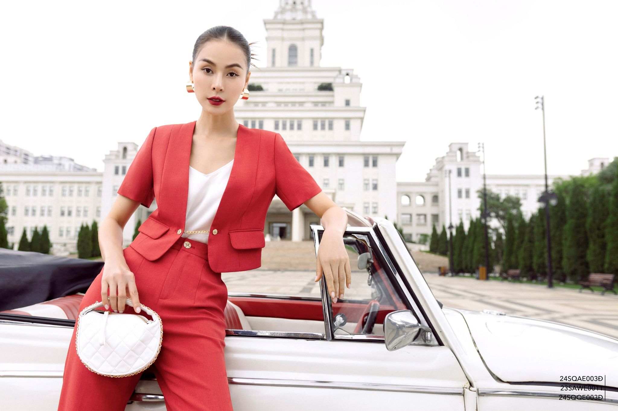  Quần trong bộ Vest-Quần, 24SQQE003Đ 