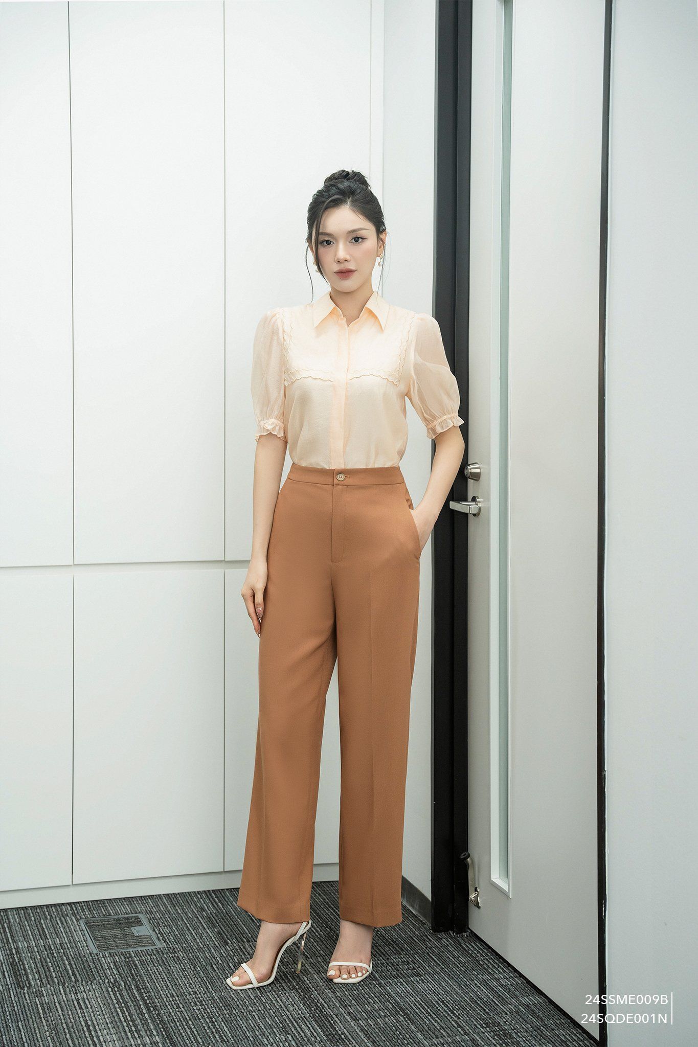  Quần dài, Ống đứng 24SQDE001N 