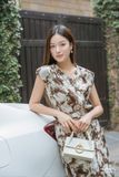  Chân váy Midi, Xếp ly 24SCVE026F 