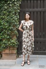  Chân váy Midi, Xếp ly 24SCVE026F 