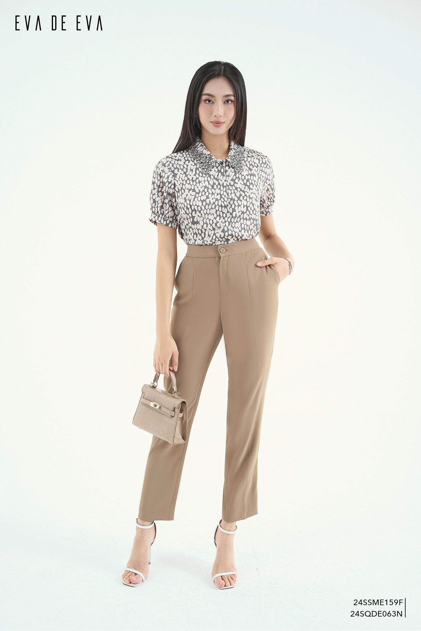  Quần lửng, Baggy 24SQDE063N 