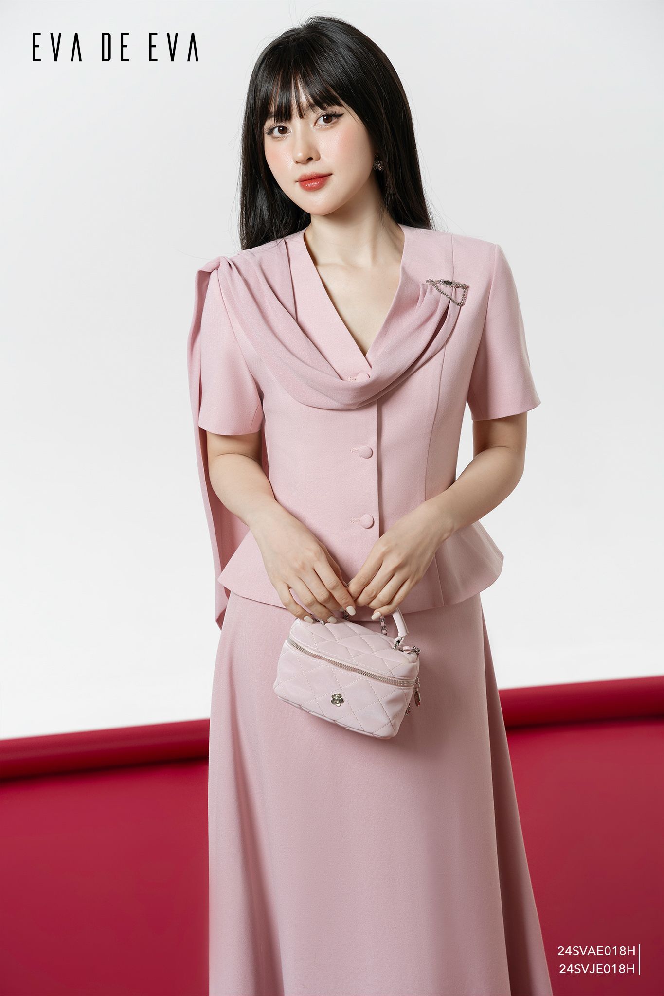  Áo vest trong bộ Vest-Váy, 24SVAE018H 