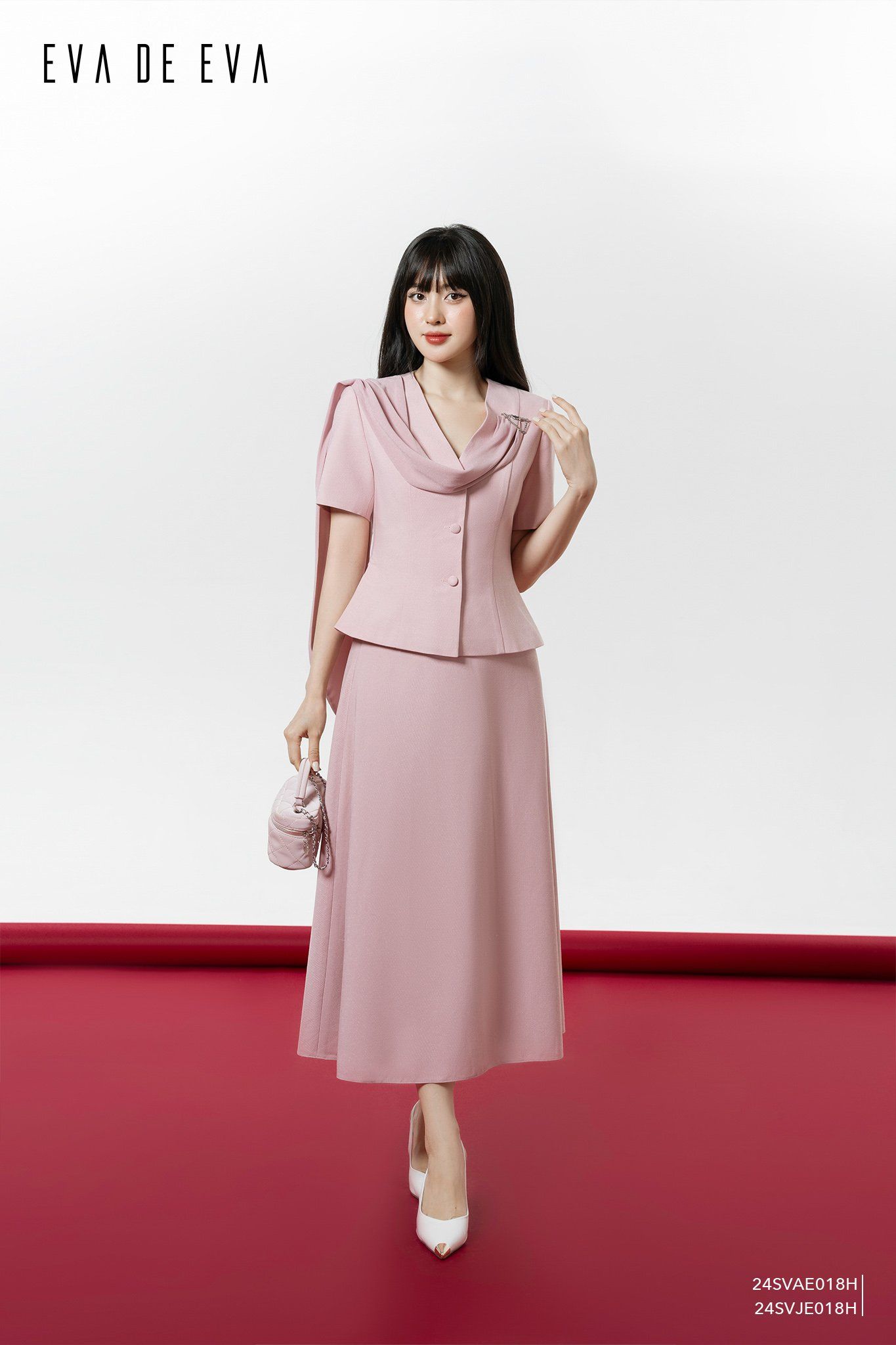 Áo vest trong bộ Vest-Váy, 24SVAE018H 