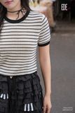  Áo len ngắn tay,  25SALC001K 