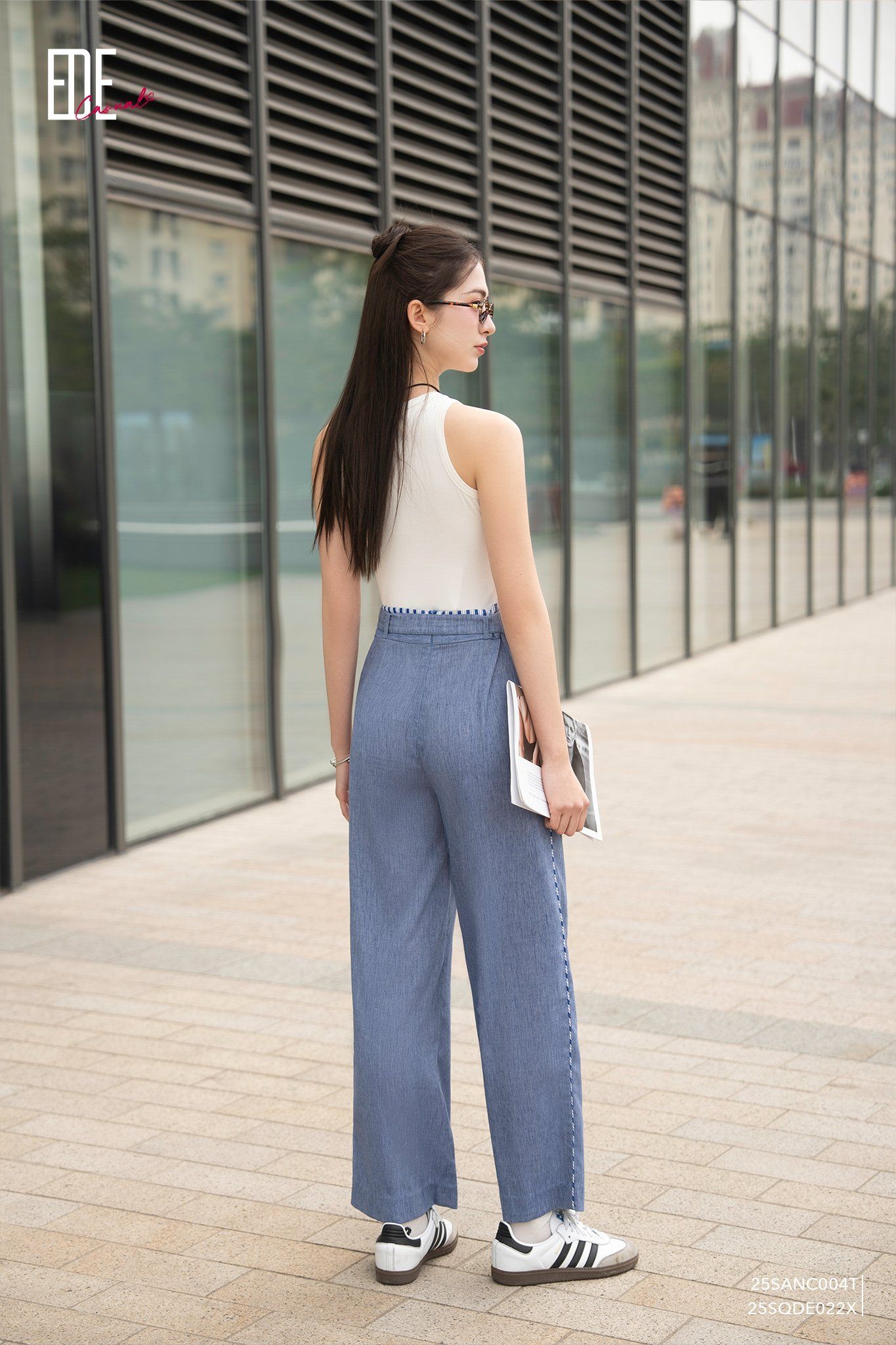  Quần dài, Ống suông 25SQDE022X 