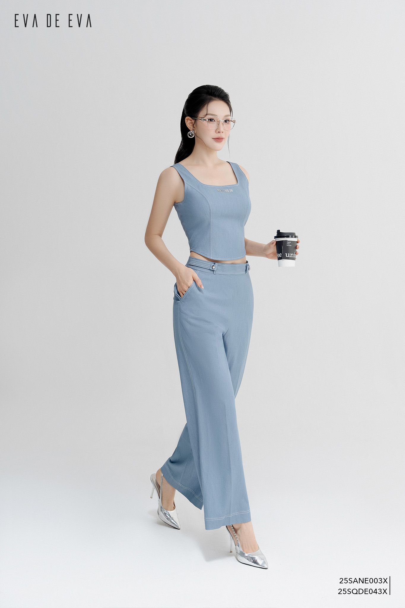  Quần lửng, Ống suông 25SQDE043X 