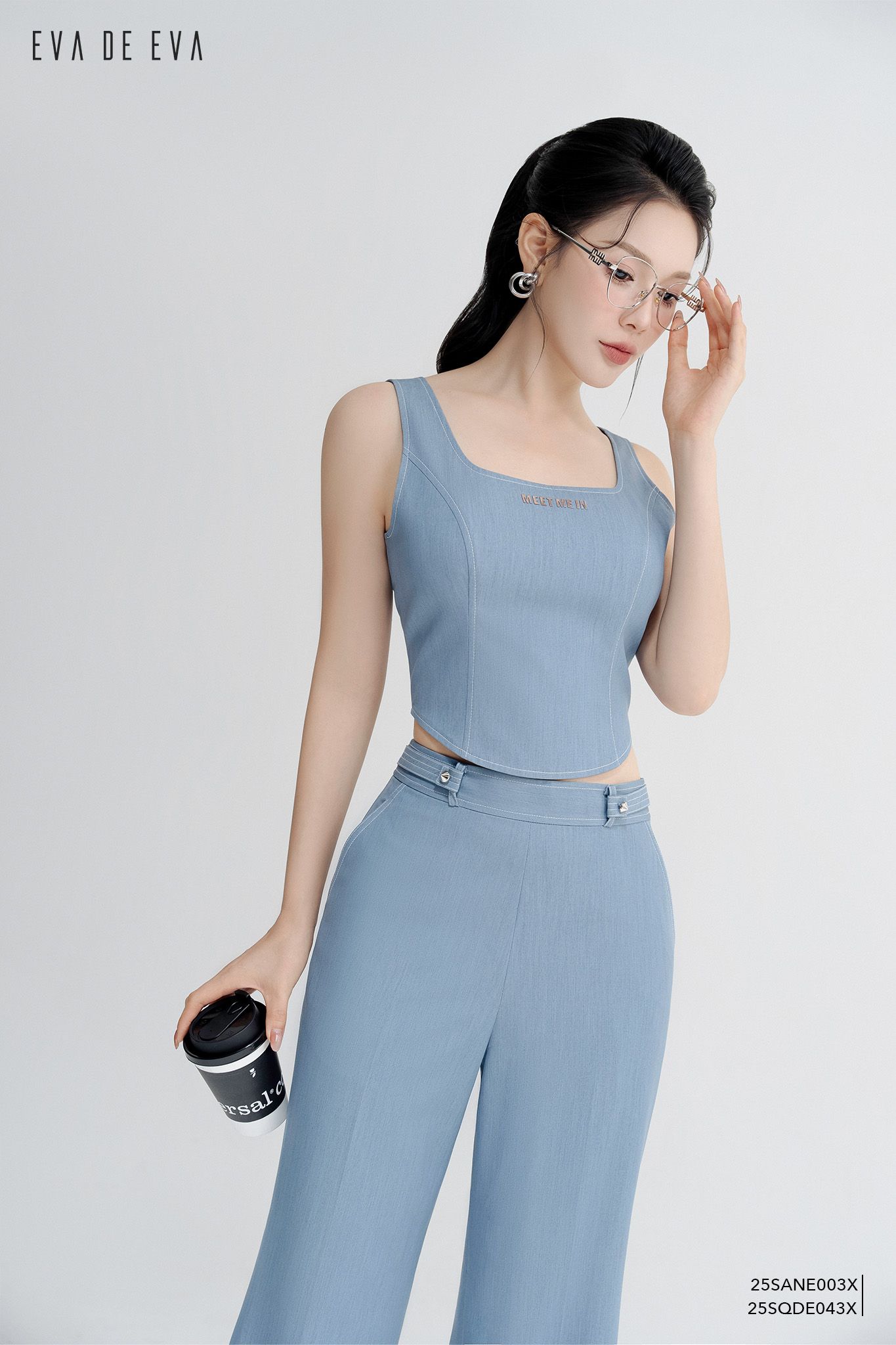  Quần lửng, Ống suông 25SQDE043X 