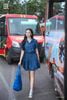 Đầm tay ngắn, Dáng thắt eo 25SDKC010X