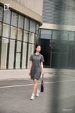  Đầm tay ngắn,  25SDKC015G 
