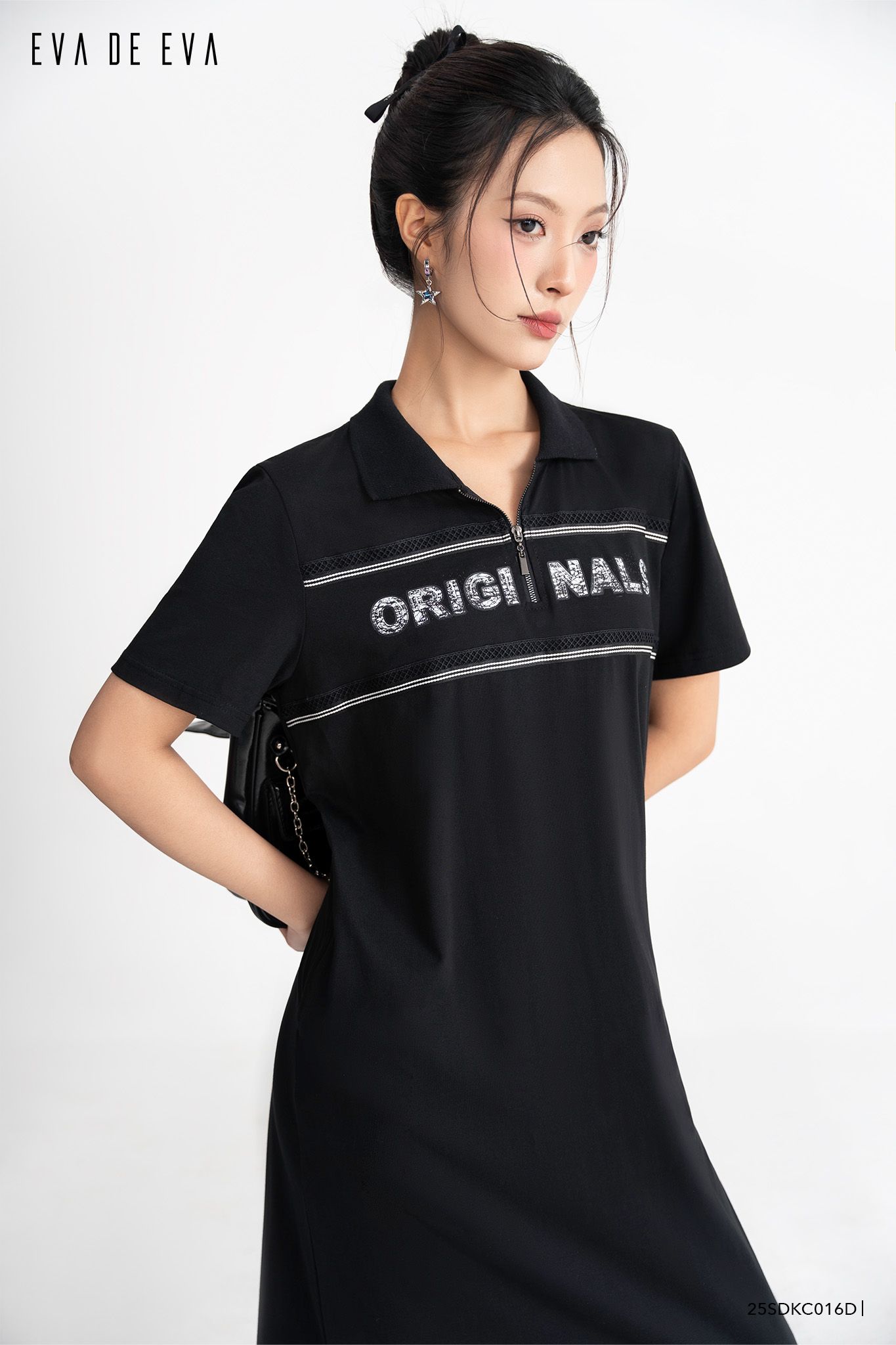  Đầm tay ngắn,  25SDKC016D 