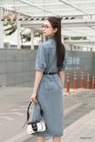  Đầm tay ngắn,  25SDKC019X 
