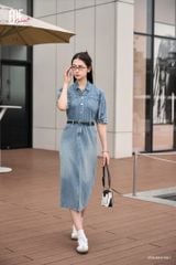  Đầm tay ngắn,  25SDKC019X 
