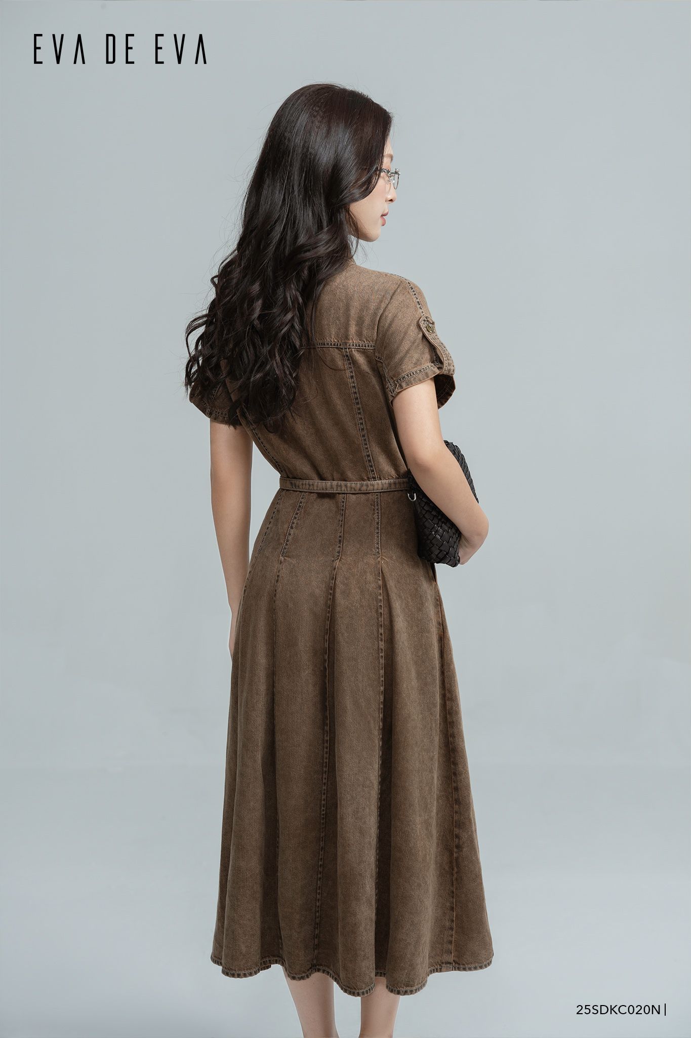  Đầm tay ngắn,  25SDKC020N 