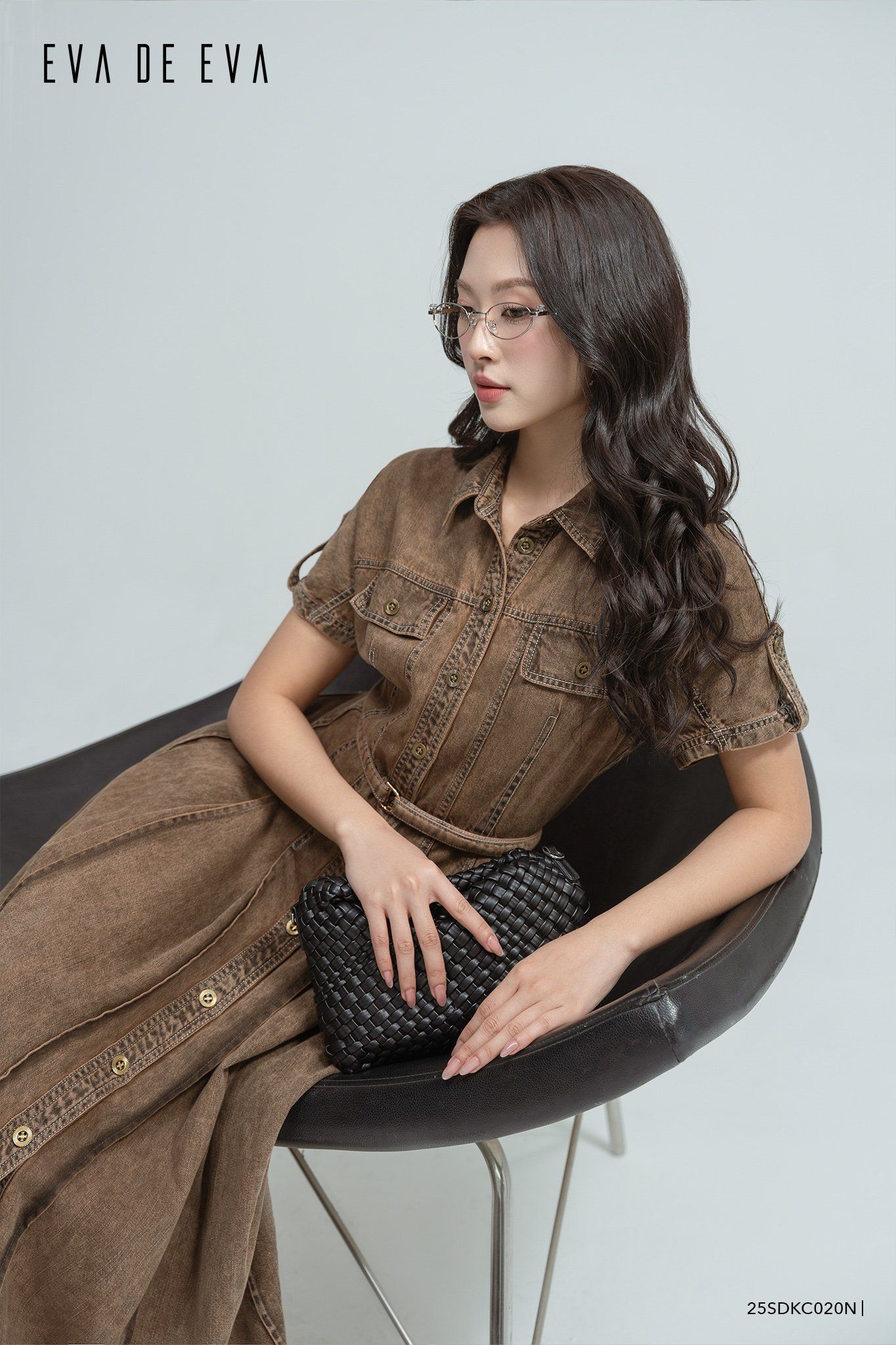  Đầm tay ngắn,  25SDKC020N 
