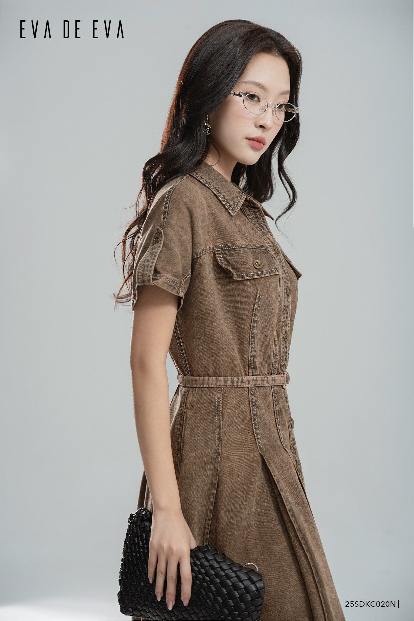  Đầm tay ngắn,  25SDKC020N 