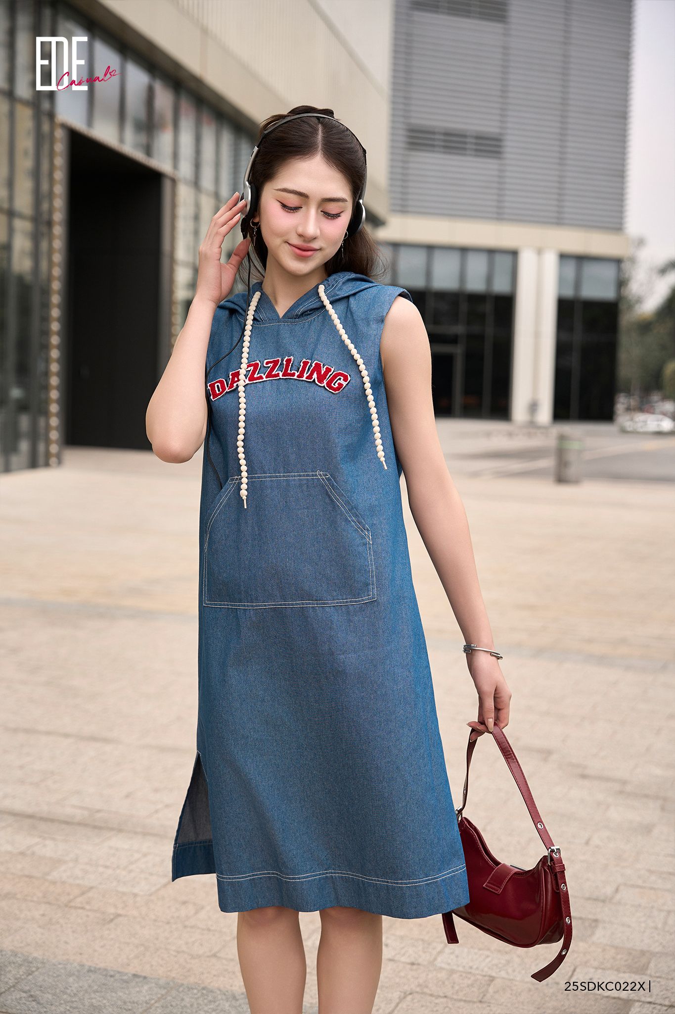  Đầm sát nách,  25SDKC022X 