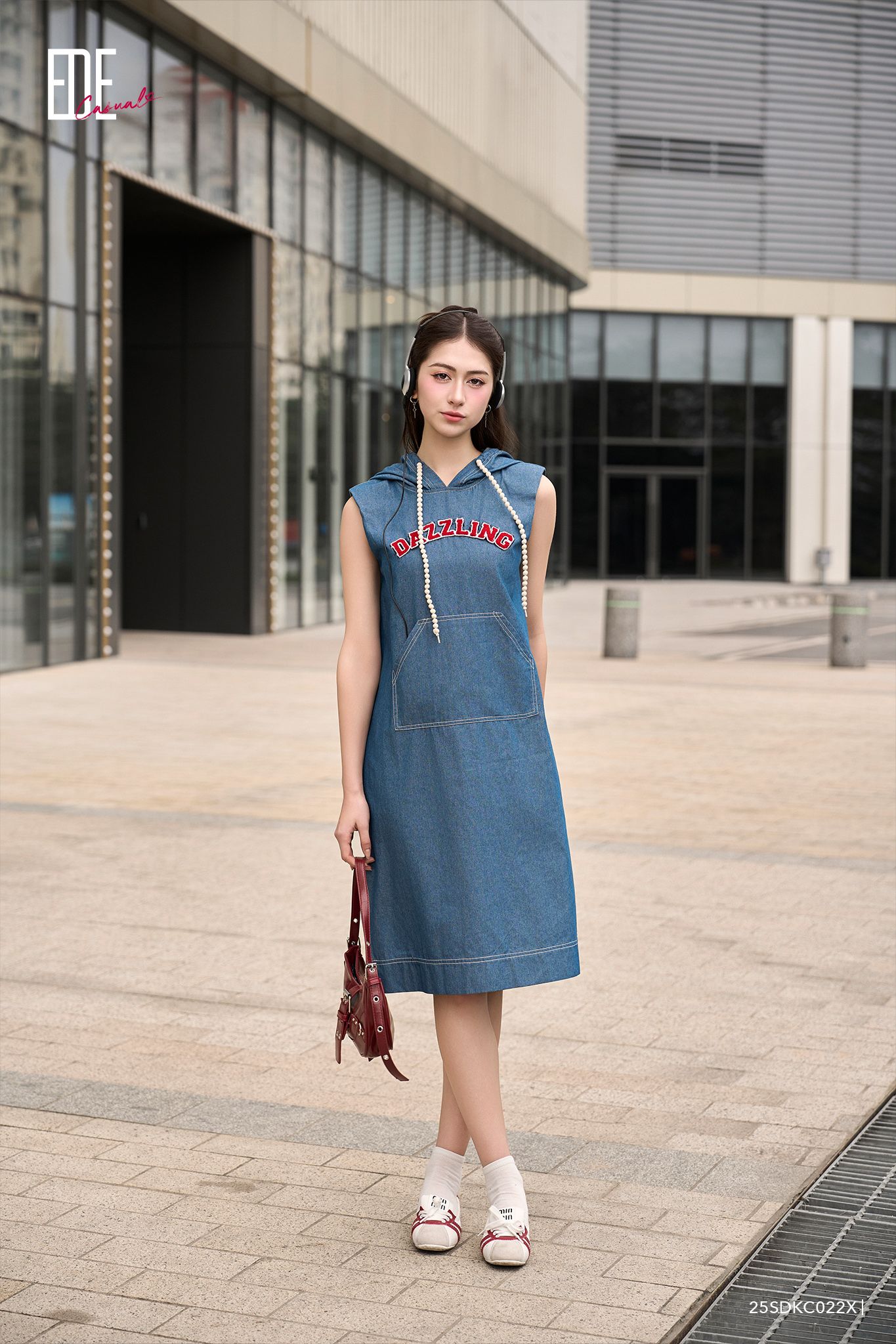  Đầm sát nách,  25SDKC022X 