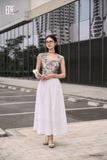  Đầm tay ngắn,  25SDKC023O 