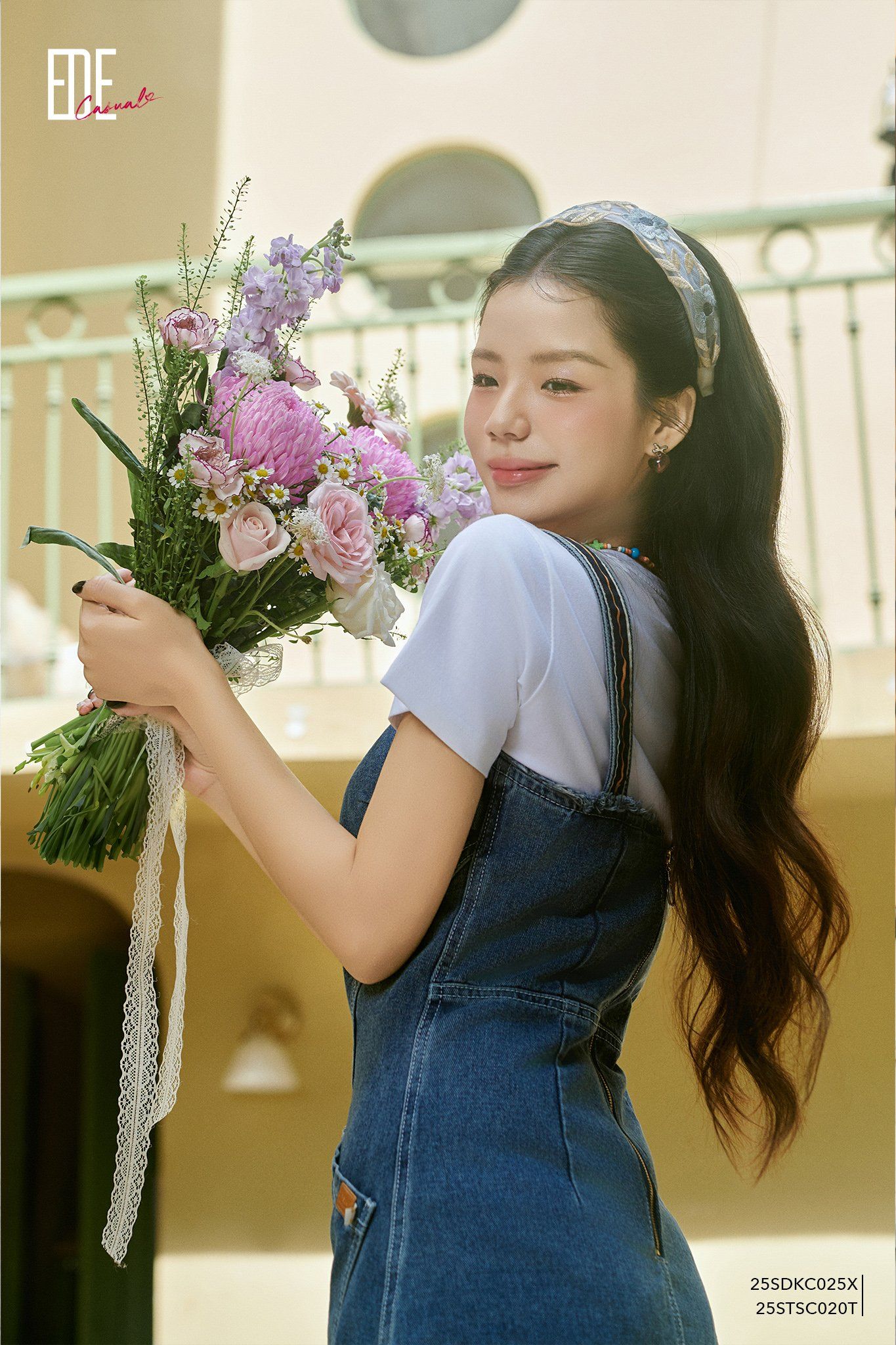  Đầm hai dây,  25SDKC025X 