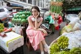  Đầm sát nách, Dáng suông 25SDKC032K 