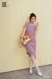  Đầm tay ngắn, Dáng ôm 25SDKC037K 