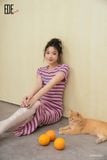  Đầm tay ngắn, Dáng ôm 25SDKC037K 