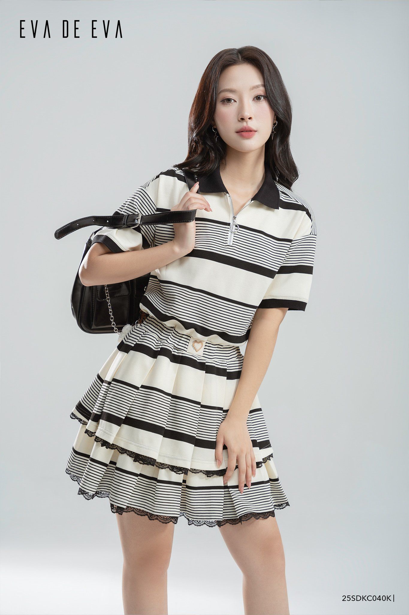  Đầm tay ngắn,  25SDKC040K 