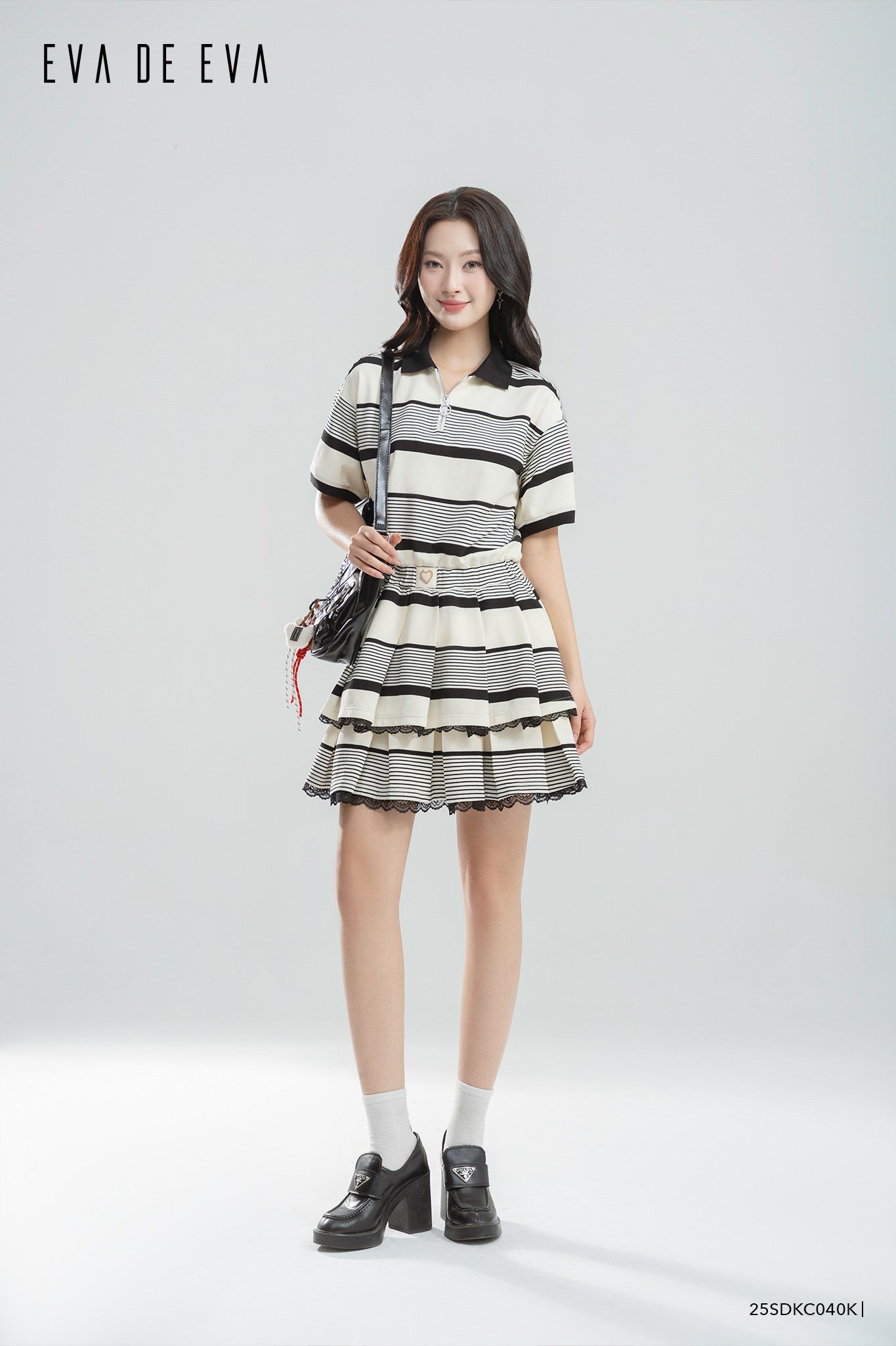  Đầm tay ngắn,  25SDKC040K 